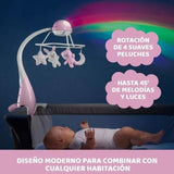 Móvil Músical Rainbow Rosado