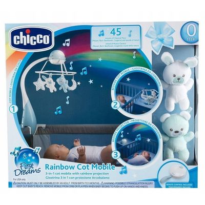 Móvil Músical Rainbow Azul