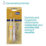 Bipack Cepillo Dental 6-36m Niñas