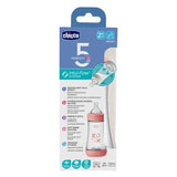 Biberón Silicona - Perfect 5 Lento 240ml Rosa