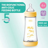 Biberón Silicona - Perfect 5 Rápido 300ml Amarillo