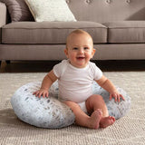 Almohada Lactar - Modelo: Hojas Gris Taupe
