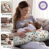 Almohada Lactar - Modelo: Jardin Flores Rosada