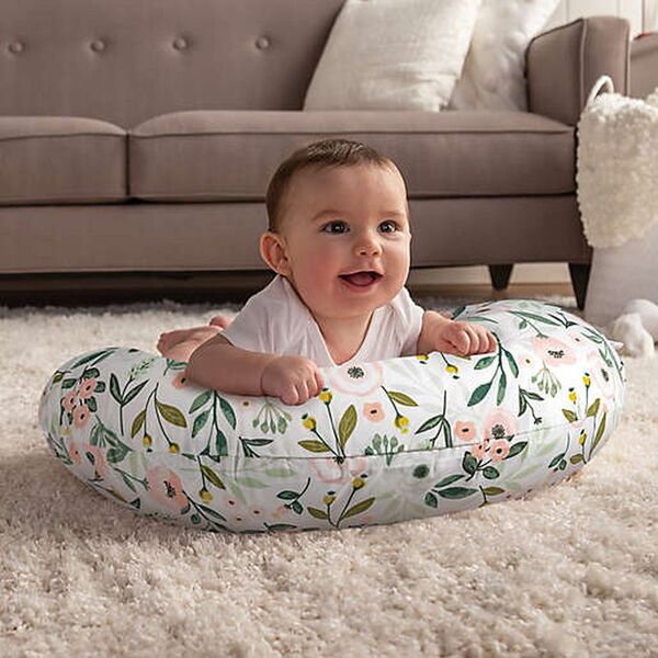 Almohada Lactar - Modelo: Jardin Flores Rosada