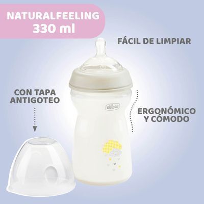 Biberon Natural feeling Pp 6m+ 330ml Niña