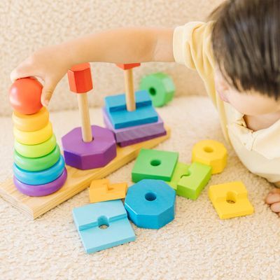Set Juego Figura Geométricas Apilables
