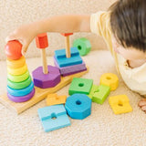 Set Juego Figura Geométricas Apilables