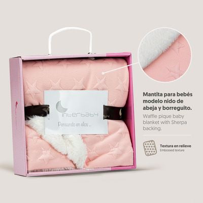 Manta Estrellas Rosa