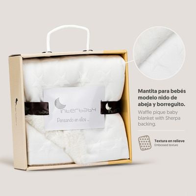 Manta Estrellas Blanca