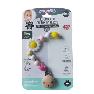 Cutebabies - Sujetador para Bobo Silicón Niña