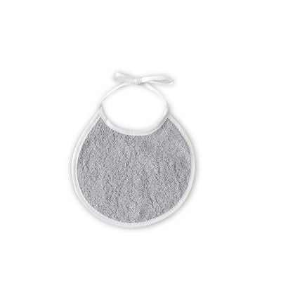 Set de Toalla con Capucha y Babero Elefante Blanco/Gris