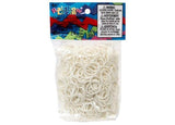 Set 600 unidades Gomitas Para Rainbow Loom - Brilla  Oscura