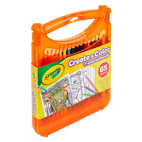 Estuche de Arte - Lapices Colorear - Create & Color