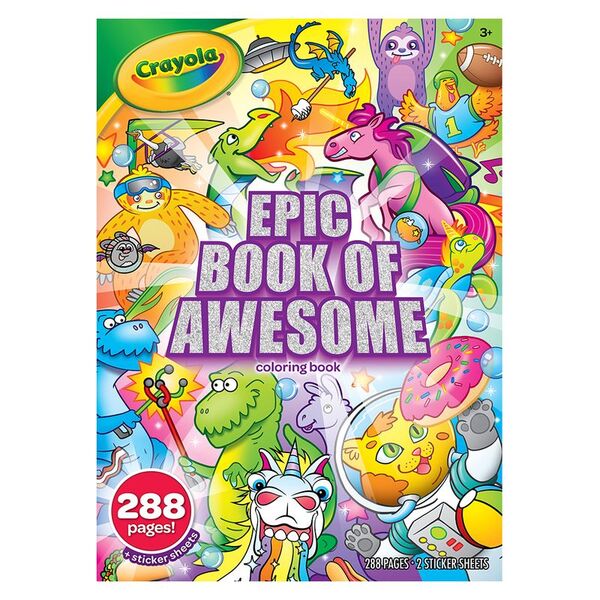 Libro Colorear 288 Pags Epic Adventure