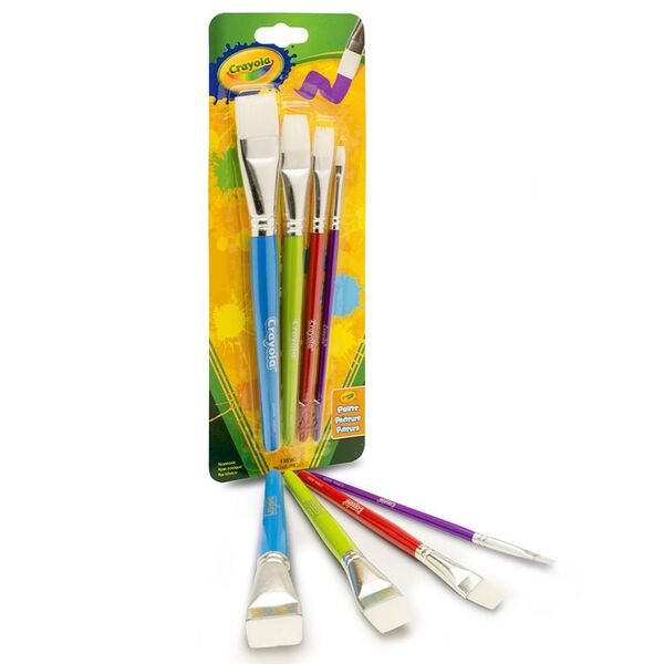 Set 4 Pinceles Planos Para Todo