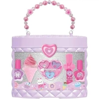 Set de Belleza Infantil con Esmaltes y Accesorios Lila