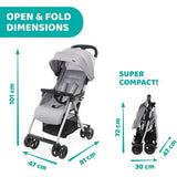 Coche OHlalá 3 Gris Místico