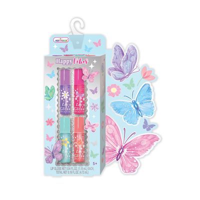 Set de Brillos Labiales Happy Vibes - Mariposas
