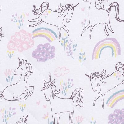 Cubrecolcha de Porta Crib - Unicornio