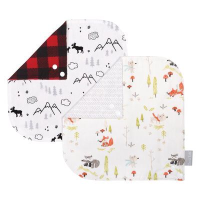 Set 2 Baberos Bandana Reversible - Buff