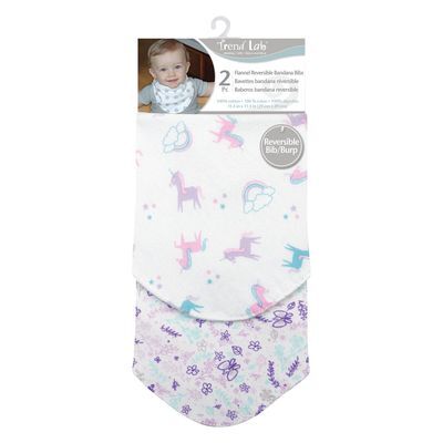 Set 2 Baberos Bandana Reversible - Unico