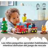 LEGO® Duplo - Fire Truck with Hose and Firefighter
