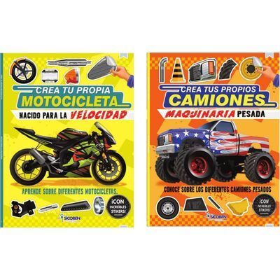 Libro Crea tus Propios Camion/Motos 48 p