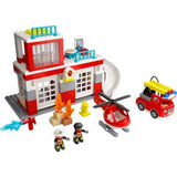 Lego Duplo-Fire Station & Helicoptero