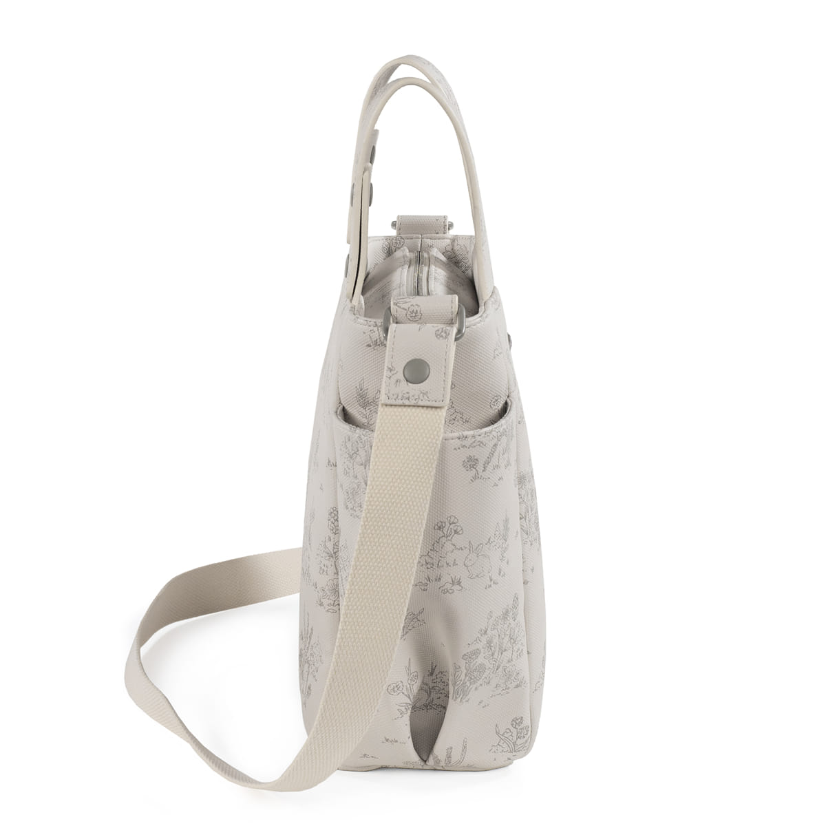 Bolsa Crossbody Toile de Jouy Cream