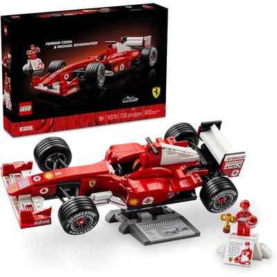LEGO® Icons - Ferrari F2004 & Michael Schumacher