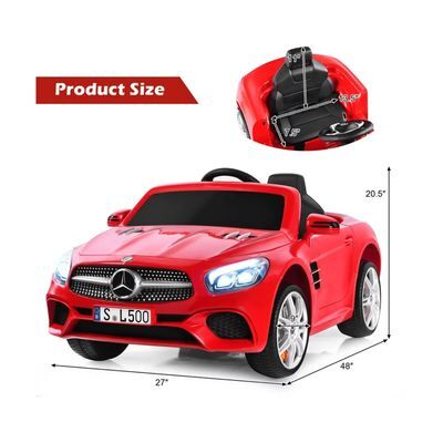 Carro Montable a Baterías Mercedes AMG Rojo 12 voltios