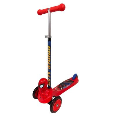 Patineta Spiderman 3 Ruedas con Luz