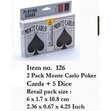 Juego de  Mesa - Barajas S.2  M.Carlo+dados