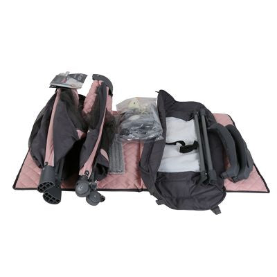 Cutebabies - Corral Hip Hop Gris/Rosado