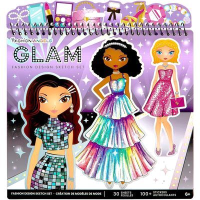 Portafolio de Bocetos de Diseño de Moda Glam