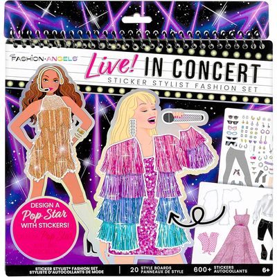 Set de Stickers Estilista Live! In Concert