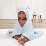 Toalla con Capucha Azul Niño