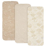 Set de Paños de Hombro 3pc Crema