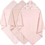 Set de Toalla con Capucha 3pc Rosa