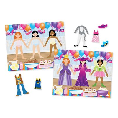 Libro Stickers Reusables Dress Up