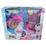 Muñeca Bebe Doctor 41cm C/9pcs Accs.