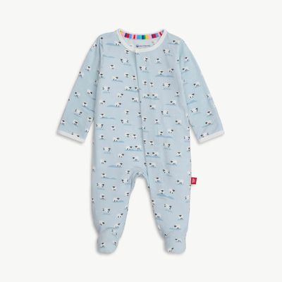 Pijama Magnetic Footie Oveja Azul