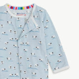 Pijama Magnetic Footie Oveja Azul