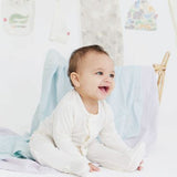 Pijama Magnetic Footie Blanca Volantes