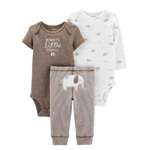 Set Ropita Elefante Neutral 3 meses