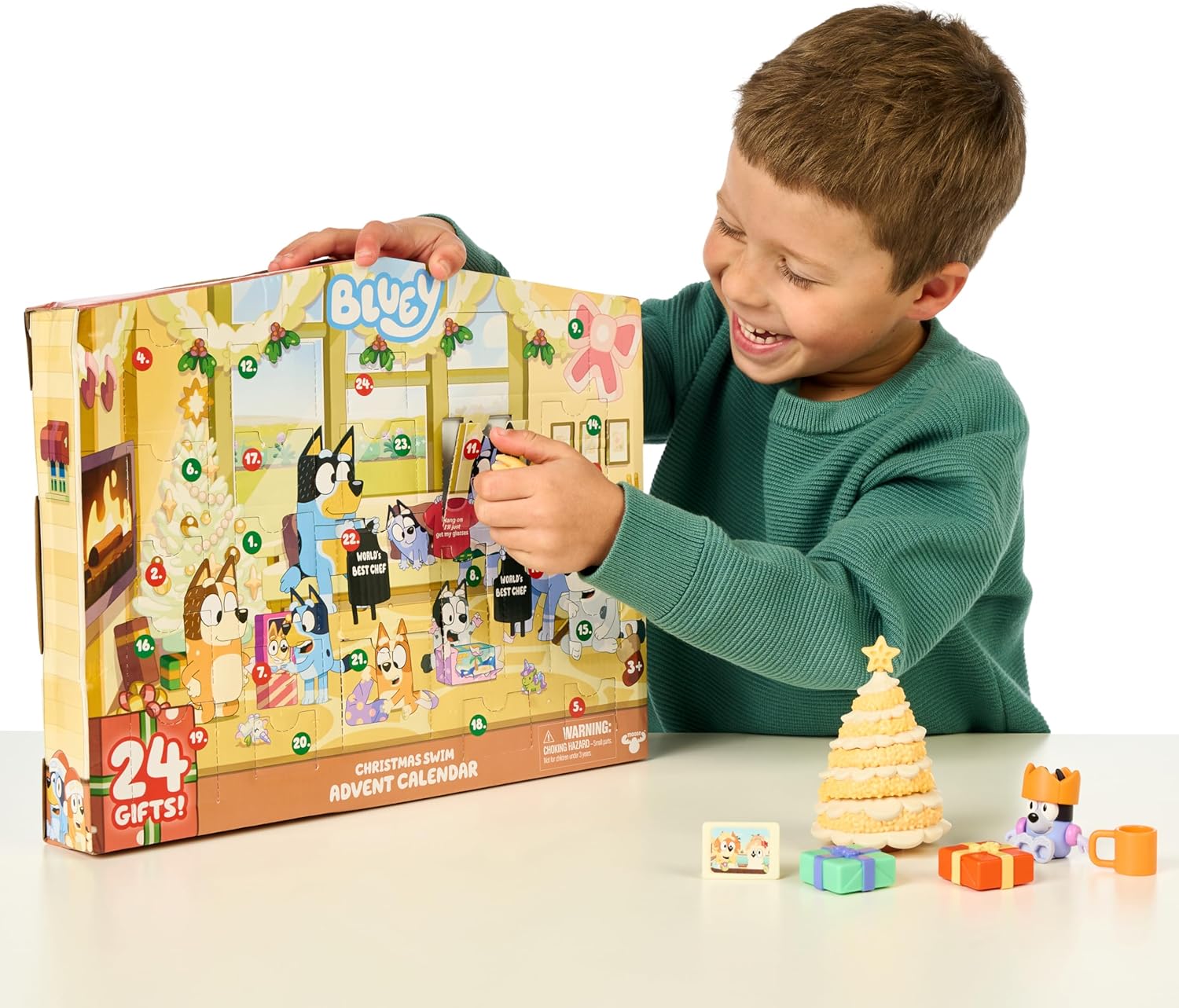 Bluey Calendario de Adviento Navideño