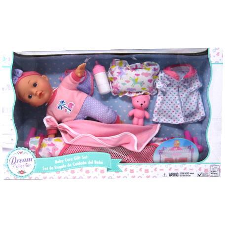 Muñeca Set Regalo Con Coche/ropa/etc