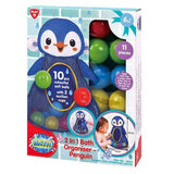 Organizador Baño 2 En 1 Pingüino 11pc
