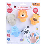 Títeres de Dedo Safari Salvaje 5pc