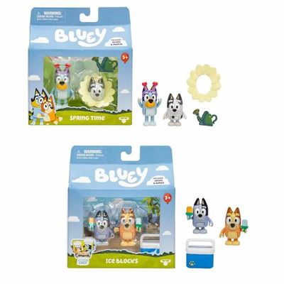 Set de Figuras Bluey – Spring Time & Ice Blocks